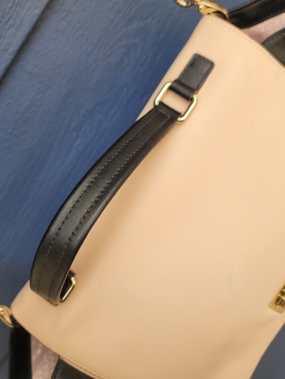 Kate Spade Magnolia Way Large Leather Colorblock Satchel With Strap - Picture 16 of 16